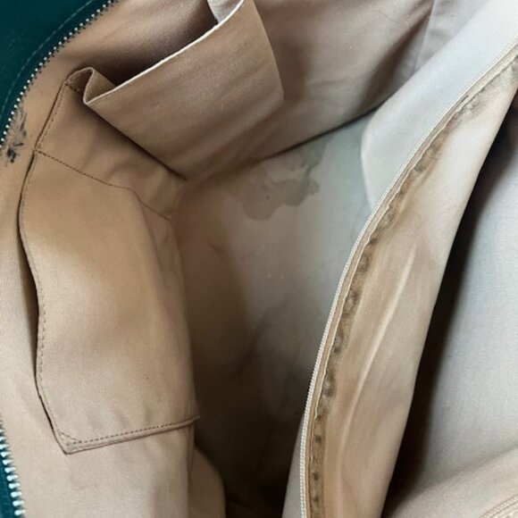 Coach Hunter Green Signature Leather Peyton Zip-Top Tote - Picture 8 of 14